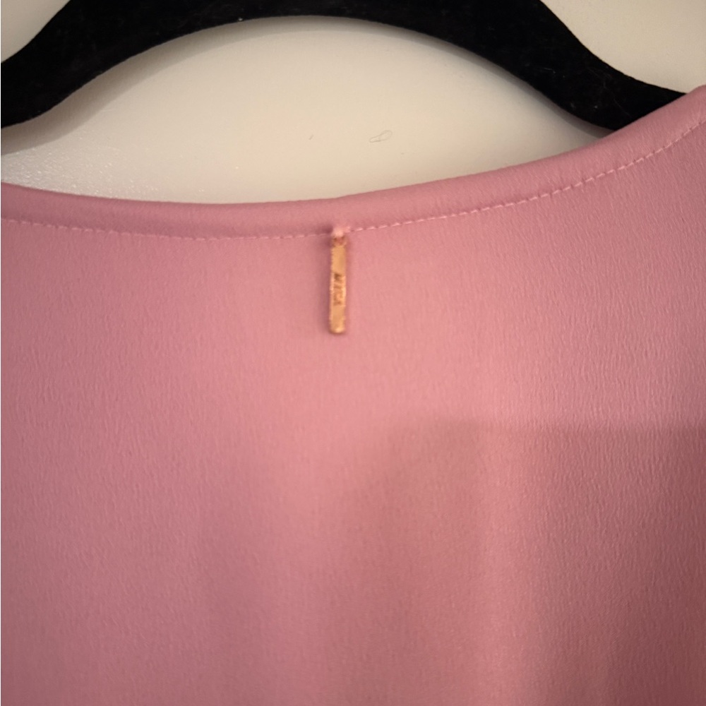 MISA Pink Ruffle Dress - Picture 4 of 4